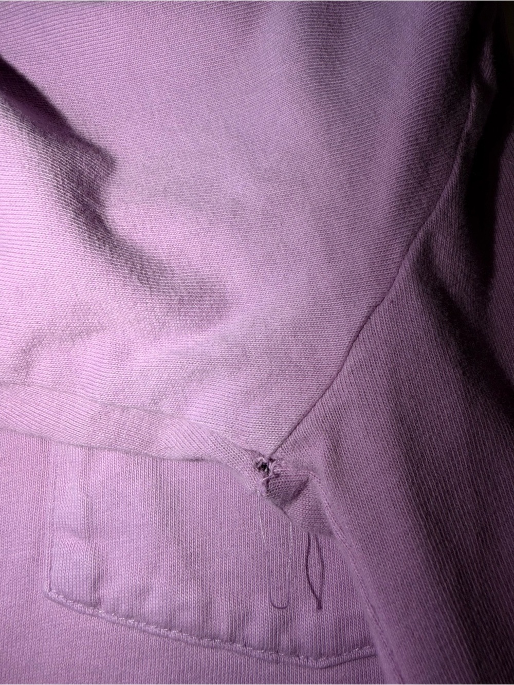 🤎 VINEYARD VINES // Long-Sleeve Pocket Tee // Lilac - Picture 5 of 5